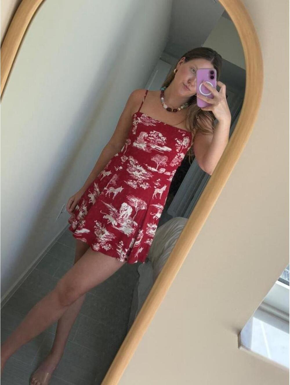 Reformation Women's Red Dress